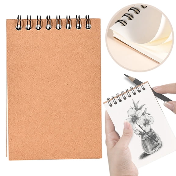 Pocket Notepad 3x4 Small Notebooks Mini Top Spiral Notebook, Little Size, Tiny Memo Pads for Home, Office, Work, Meeting, or Travel,1Pcs