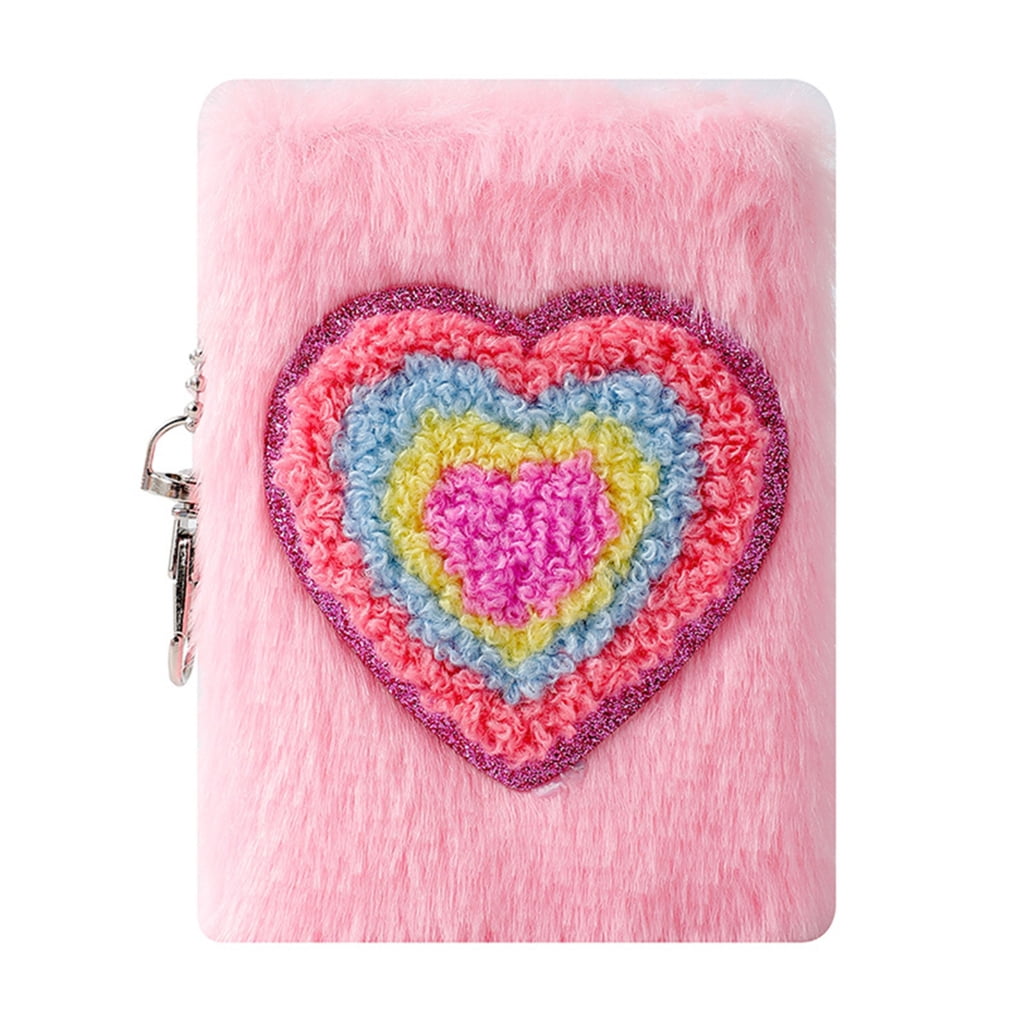 Plush Cover Notepad With Smooth Writing Sheets Portable Design Plushie ...