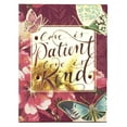 Pocket Notepad with Pattern Love Is Patient Love Is Kind (43905