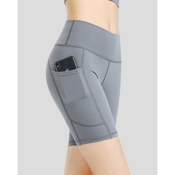 Pocket Nylon Biker Shorts 7.5"