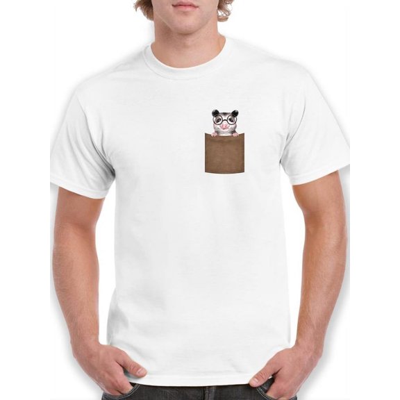 Pocket Opossum T-Shirt Men -Image by Shutterstock, Male 3X-Large