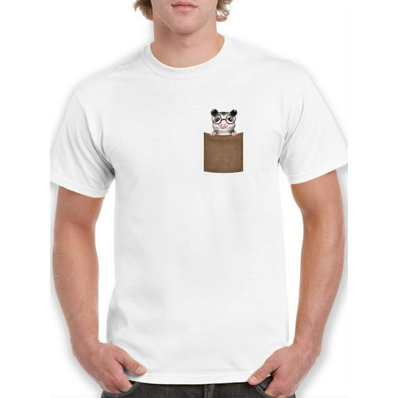 Pocket Opossum T-Shirt Men -Image by Shutterstock, Male Large