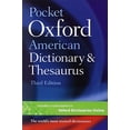thumbnail image 1 of Pre-Owned Pocket Oxford American Dictionary and Thesaurus (Paperback) 0199729956 9780199729951, 1 of 1