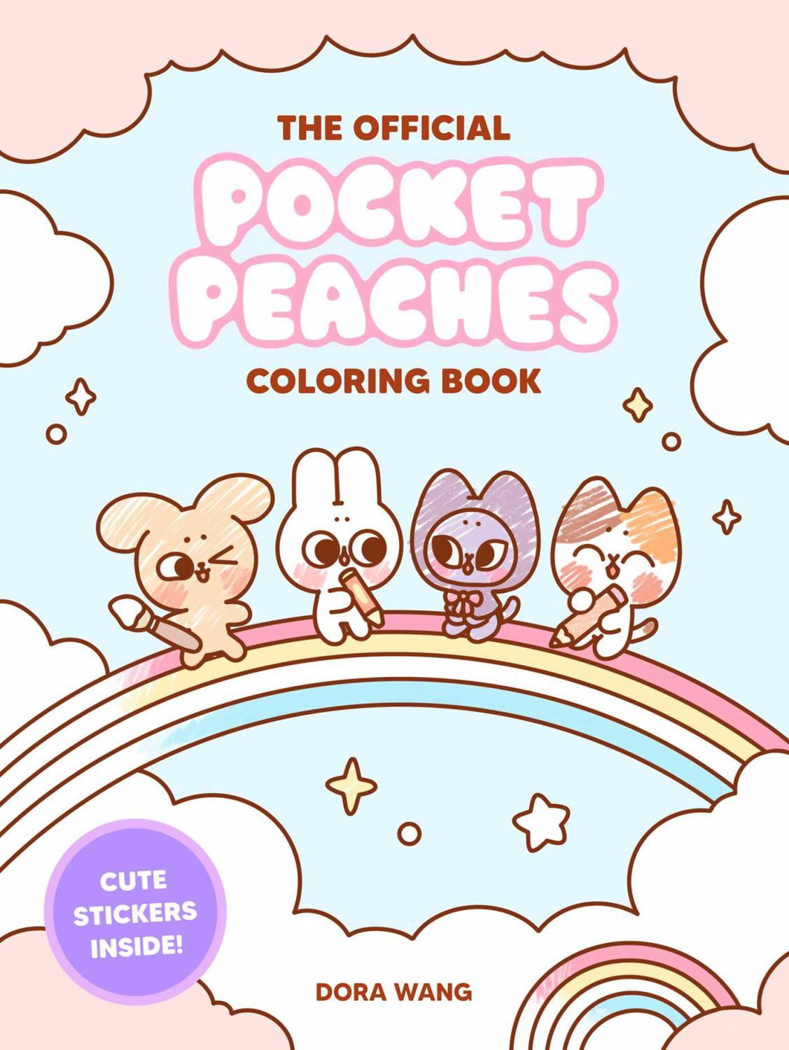 The Official Pocket Peaches Coloring Book: Cozy Coloring and Cute