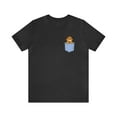 thumbnail image 1 of Pocket Peekaboo Monkey Animal Lover Unisex Shirt, 1 of 4