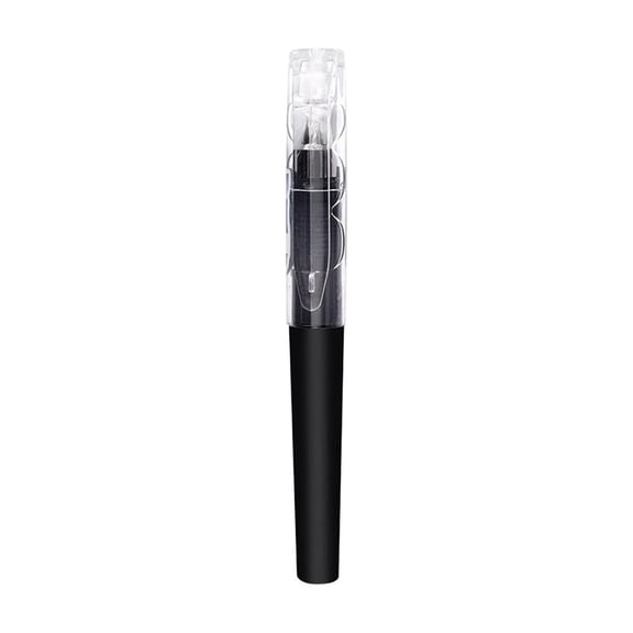 Pocket Pen With 0.5mm Round Tip Nib, Ergonomic Rubber Grip And Transparent Clip Cap For Students, Office And Business Writing