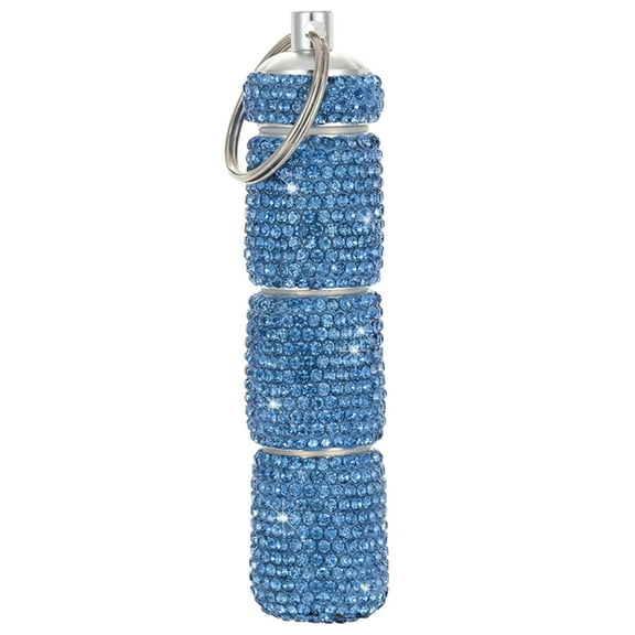 Pocket Pills Box Keychain Portable Pills Organizer Case Container for Purse