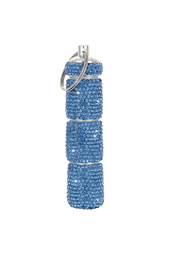 Keychain Portable Pills Organizer Case Container for Purse