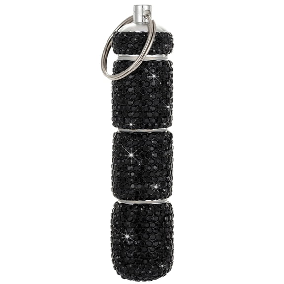 Pocket Pills Box Keychain Portable Pills Organizer Case Container for Purse