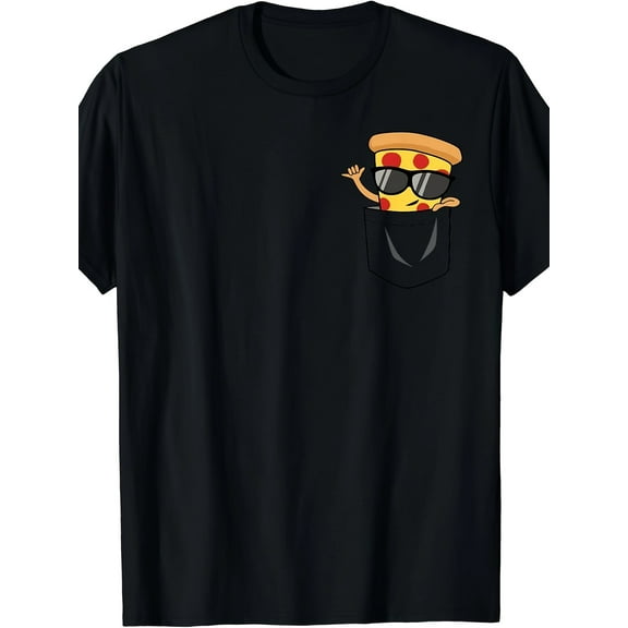 [Pocket Pizza Fun T-Shirt] Awesome Pizza In A Pocket T-Shirt