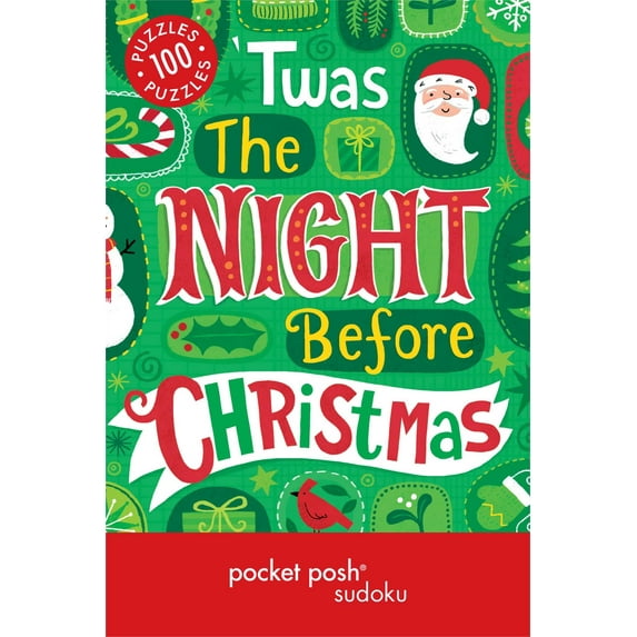 Pocket Posh Christmas Sudoku 5 : 100 Puzzles Twas the Night Before Christmas (Paperback)