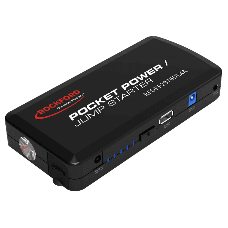 Pocket Power/Jump Starter , 12000mAh,Black color - Walmart.com