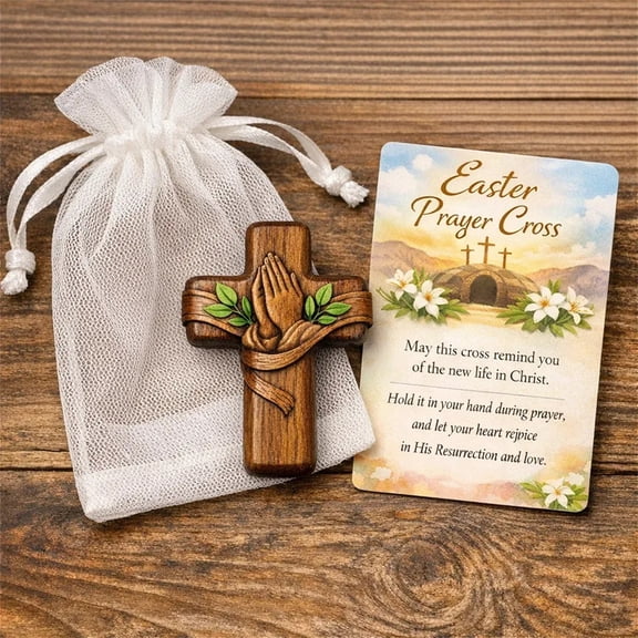 Pocket Prayer Perfect For Homes And It Is A Great Choice For Those Who Want To Bring Peace And Spirituality To Their Environment. Home Ornament Brown 4.5X6.7CM