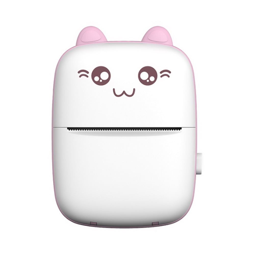 Pocket Printer Mini BT Thermal Printer Compatible with iOS & Android Paper Printer Portable Label Sticker Receipt Printer for Working Listing/Study Notes/Travel Journal
