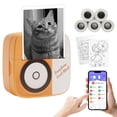 thumbnail image 1 of Pocket Printer- Mini Bluetooth Portable Mobile Photo Printer Thermal Printer Compatible with iOS and Android for Travel, DIY Cards, , Study Notes, Journal, WorkGift,Learning Assistance, 1 of 6