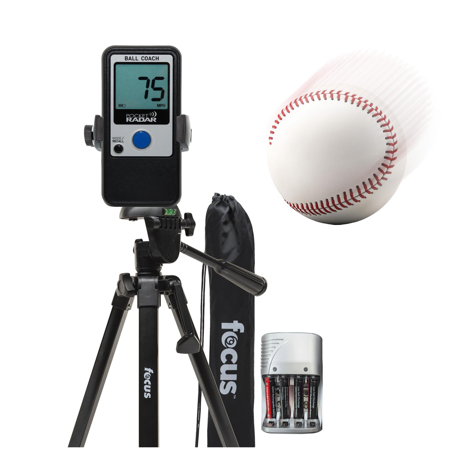 Pocket Radar Ball Coach / Pro-Level Speed Training Tool and Radar Gun  +Focus Full Sized 59