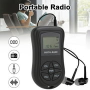 Pocket Radio, EEEkit Portable Radios with Good Reception, 3.5MM Headphone jack, Compact Transistor Radios Player Operated by 2 AAA Batteries for Jogging, Walking, Traveling