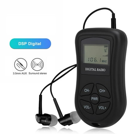 Pocket Radios, Battery Operated Portable Radio with Loud Speaker, Great Reception, Earphone Jack, Compact Transistor Radio for Walking Camping, Outdoor, Emergency, Ideal Gifts for the Elderly
