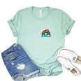 thumbnail image 1 of Pocket Rainbow T-shirt Women's Hope Tee Positivity Top Gift For Asexual Empowerment Shirt Neutral Tshirt Hopeful Shirts, 1 of 3