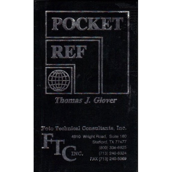 Pre-Owned Pocket Ref (Paperback) 0962235903 9780962235900