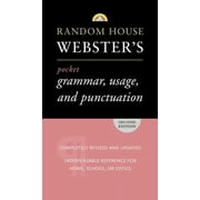 Pocket Reference Guides Random House Websters Pocket Grammar, Usage, and Punctuation Second Edition, Paperback