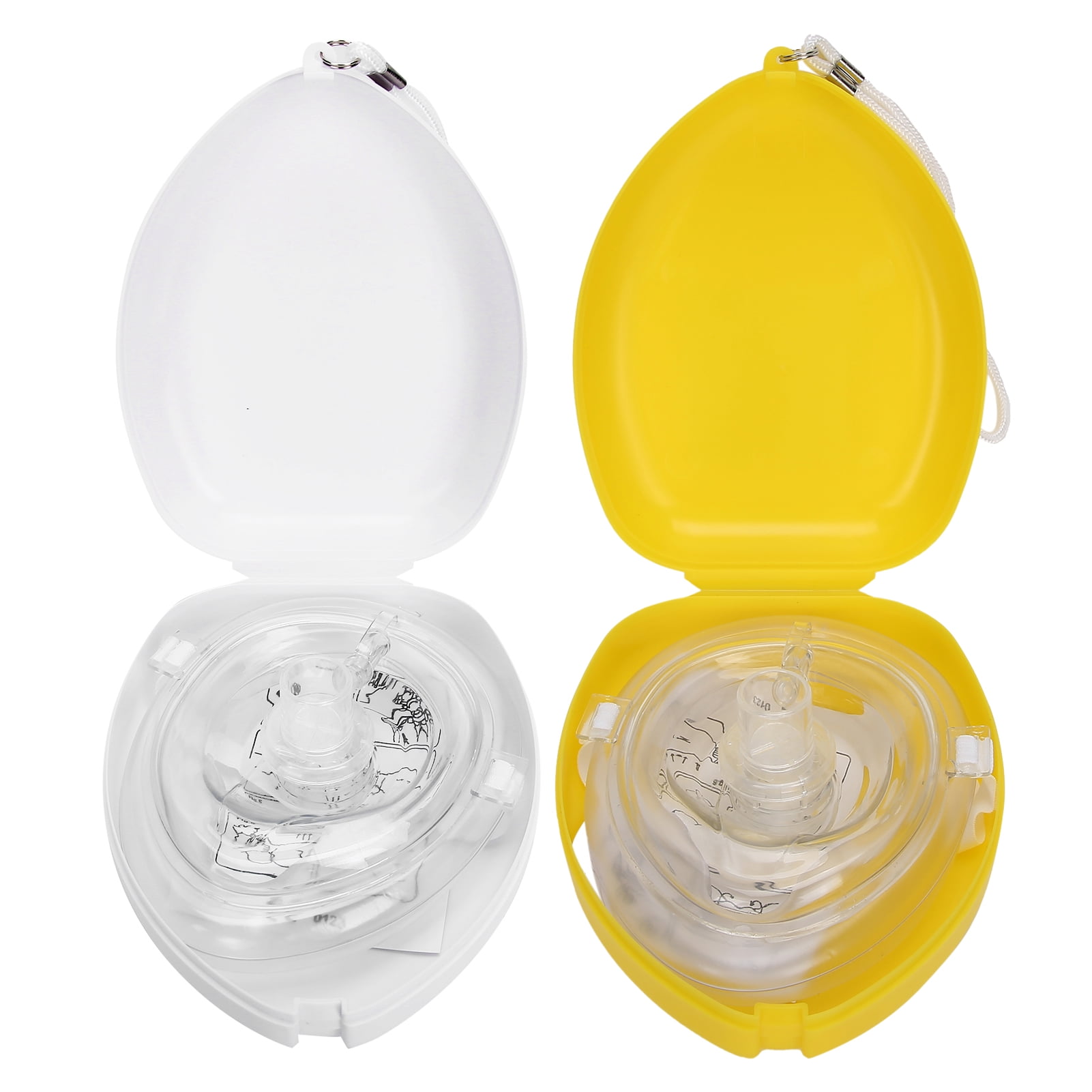 Pocket Resuscitator OneWay Valve Breathing Emergency Artificial CPR Rescue Face Shield