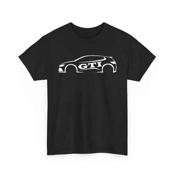Pocket Rocket Turbo Golf Rabbit Car Racing GTI R32 AWD Heavy Cotton Tshirt