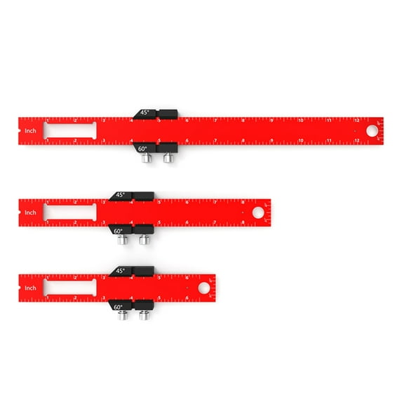 Pocket Ruler Woodworking Ruler & Marking Tools Drafting Metal Ruler 16/21/31cm