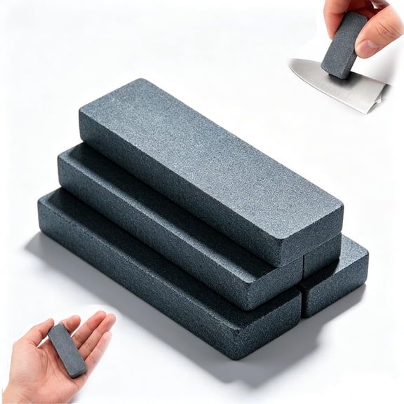 Pocket Sharpening Stone, Mini Pocket Knife Sharpener Stone, Portable Double Sided Sharpening Stones Whetstone, Diamond Ceramic Sharpen Tools for Scissors Knives Outdoor Kitchen Use