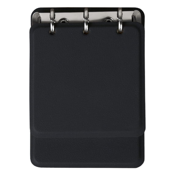 Pocket Size 3-Ring Binder Notebook,3.86X5.5" Mini Loose-Leaf Refillable Journal, Portable A7 Binder Planner, Compact Detachable Ring Notebook for On-the-Go Notes