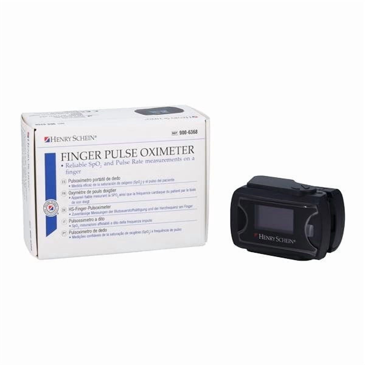 Pocket Size Pulse Oximeter – Ergonomic Fingertip Design, Battery Operated, Reusable, 1 Count