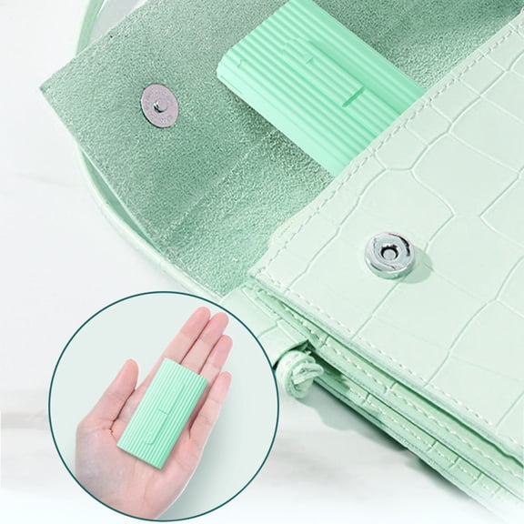 Pocket Sized Automatic Storage Holder Lightweight Dental Floss Box for Travel Daily Use-White