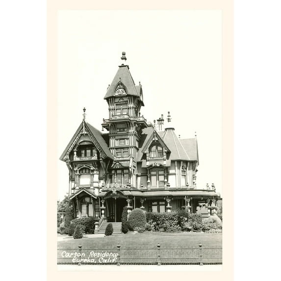 Pocket Sized - Found Image Press Journals: The Vintage Journal Carson House, Victorian, Eureka, California (Paperback)