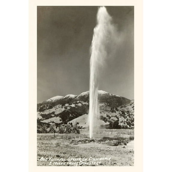 Pocket Sized - Found Image Press Journals: The Vintage Journal Geyser near Calistoga, California (Paperback)