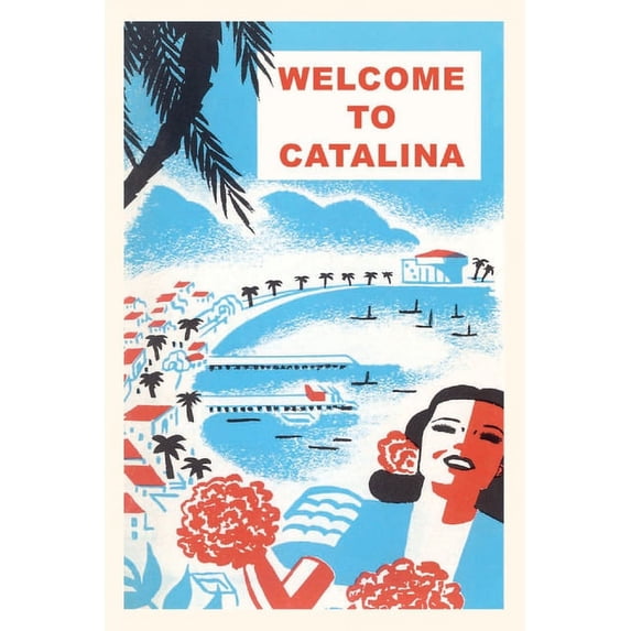 Pocket Sized - Found Image Press Journals: The Vintage Journal Graphic Welcome to Catalina (Paperback)