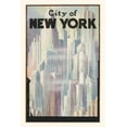 thumbnail image 1 of Pocket Sized - Found Image Press Journals: Vintage Journal Abstract New York City Travel Poster (Paperback), 1 of 1