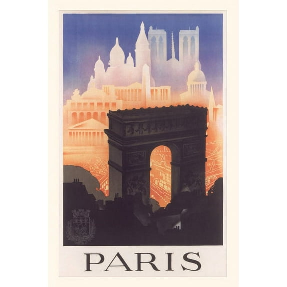 Pocket Sized - Found Image Press Journals: Vintage Journal Arc de Triomphe (Paperback)