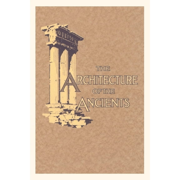 Pocket Sized - Found Image Press Journals: Vintage Journal Architecture of the Ancients, Columns (Paperback)