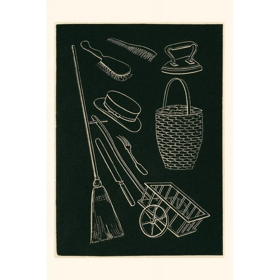 Pocket Sized - Found Image Press Journals: Vintage Journal Assorted Domestic Goods (Paperback)