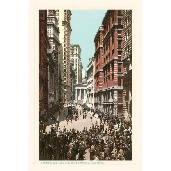Pocket Sized - Found Image Press Journals: Vintage Journal Broad Street, Curb Brokers, New York City (Paperback)