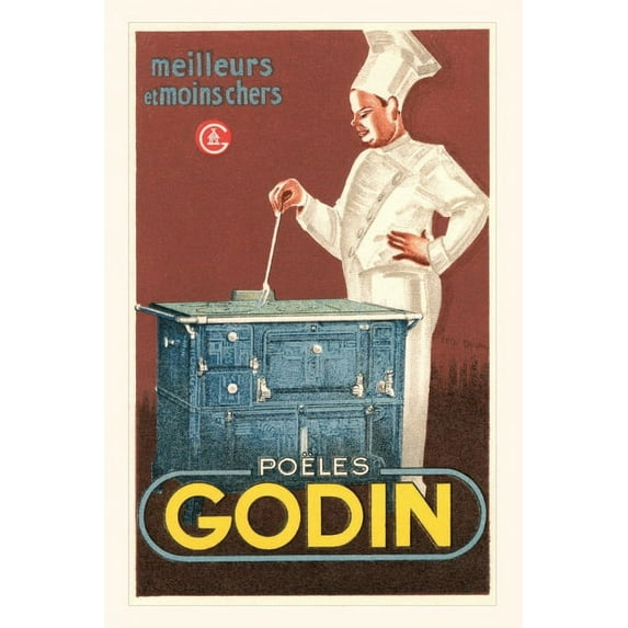 Pocket Sized - Found Image Press Journals: Vintage Journal Chef with Wood-Burning Stove (Paperback)
