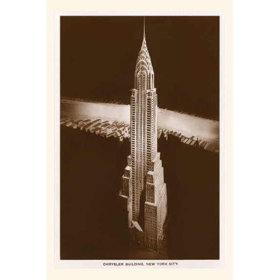 Pocket Sized - Found Image Press Journals: Vintage Journal Chrysler Building, Manhattan (Paperback)