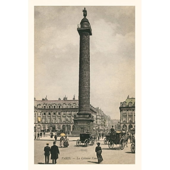 Pocket Sized - Found Image Press Journals: Vintage Journal Colonne Vendome, Paris, France (Paperback)