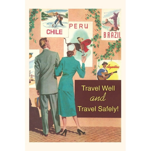 Pocket Sized - Found Image Press Journals: Vintage Journal Couple Eyeing Posters on a Wall (Paperback)
