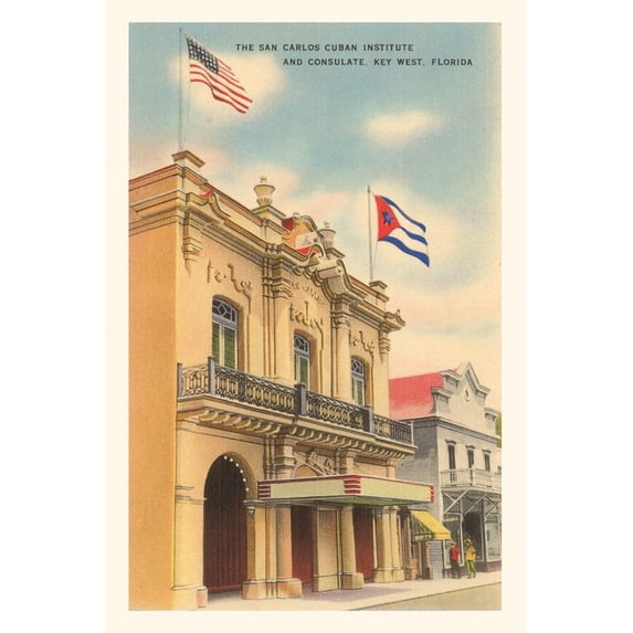 Pocket Sized - Found Image Press Journals: Vintage Journal Cuban Institute, Key West, Florida (Paperback)