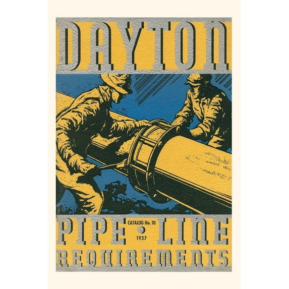 Pocket Sized - Found Image Press Journals: Vintage Journal Dayton Pipeline Requirements Pamphlet (Paperback)