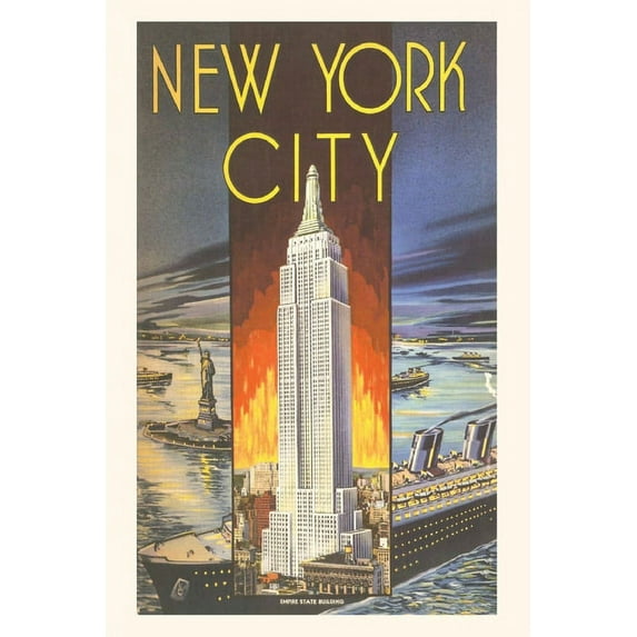 Pocket Sized - Found Image Press Journals: Vintage Journal Empire State Building, New York City (Paperback)