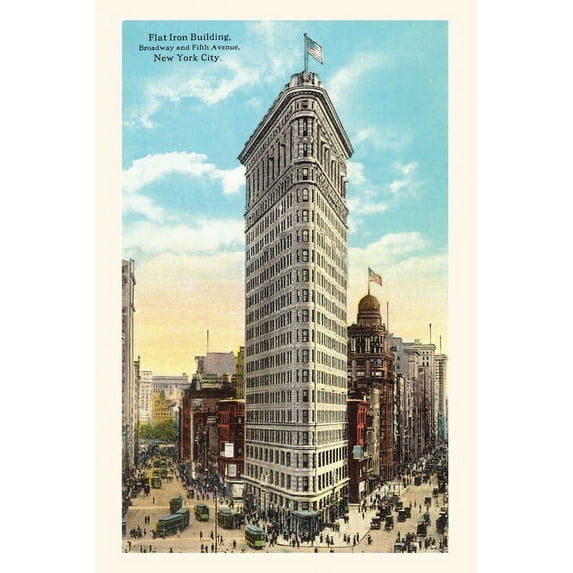 Pocket Sized - Found Image Press Journals: Vintage Journal Flat Iron Building, Manhatten (Paperback)