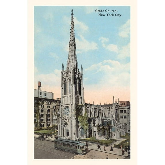 Pocket Sized - Found Image Press Journals: Vintage Journal Grace Church, New York City (Paperback)