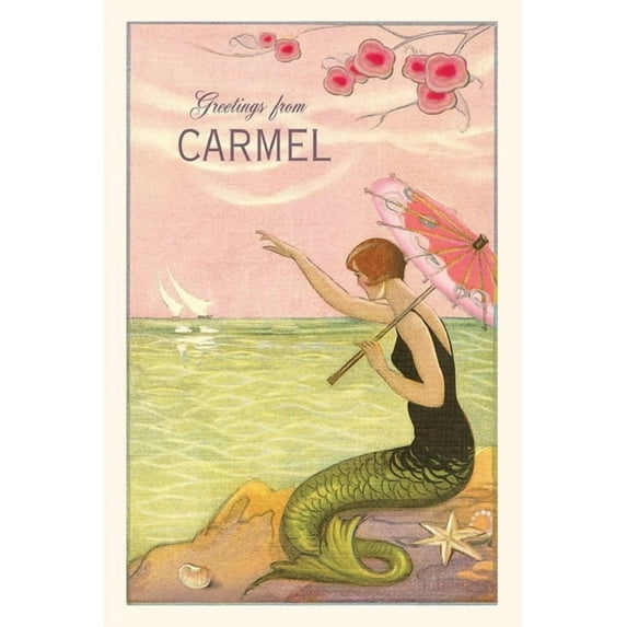 Pocket Sized - Found Image Press Journals: Vintage Journal Greetings from Carmel (Paperback)